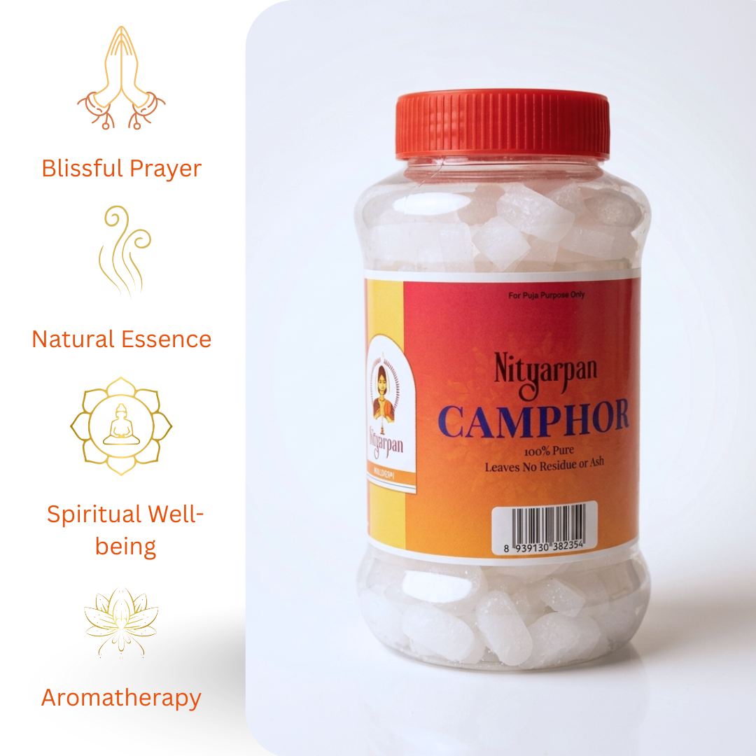 nityarpan shuddhi camphor (200 gm)