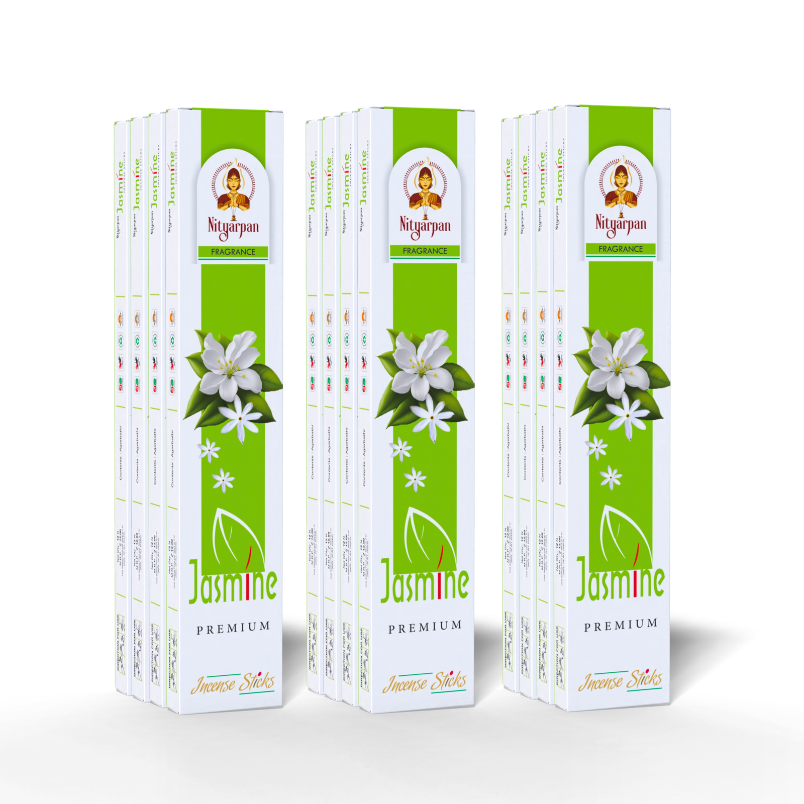 nityarpan fragrance agarbathi (jasmine 12n)