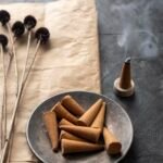 high view incense aromatic cones dried flowers